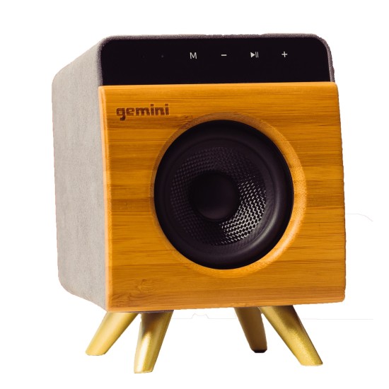 High Efficiency Full Range Driver Bamboo Rechargeable Bluetooth Speaker with Built-in Mic, BRS-130