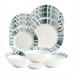  Orleans 12-pc. Ceramic Dinnerware Set, Blue