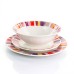  Orleans 12-pc. Ceramic Dinnerware Set, Red
