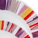  Orleans 12-pc. Ceramic Dinnerware Set, Red