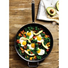 Granitestone Diamond Pro 14” Non-stick Coating Hard Anodized Jumbo Skillet, Black 1559868
