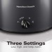  3 qt. Stoneware Slow Cooker 33231, Black
