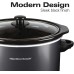  3 qt. Stoneware Slow Cooker 33231, Black