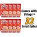  Dog Delectables Squeeze Up Lickable Wet Dog Treats for Small & Tiny Dogs, 32 Dog Treat Tubes Multiple Flavors (Chicken & Cheese, 8-Packs)