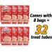  Dog Delectables Squeeze Up Lickable Wet Dog Treats for Small & Tiny Dogs, Multiple Flavors (Chicken & Beef, 8-Packs)