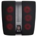 Triple Action Deep Kneading Shiatsu Foot Massager with Heat, Black FMS-265