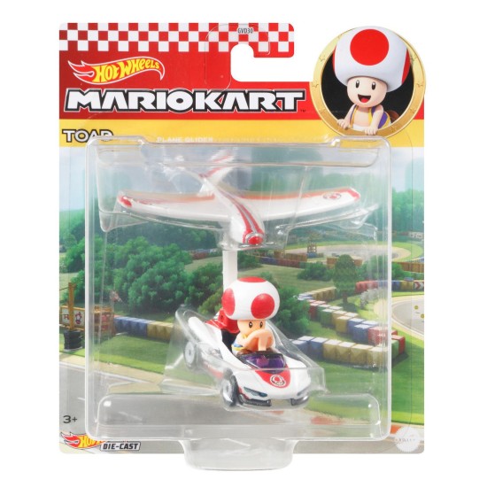 Mario Kart Toad P-Wing Plane Glider, Multi