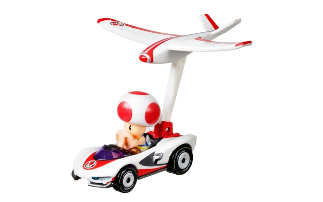 Mario Kart Toad P-Wing Plane Glider, Multi