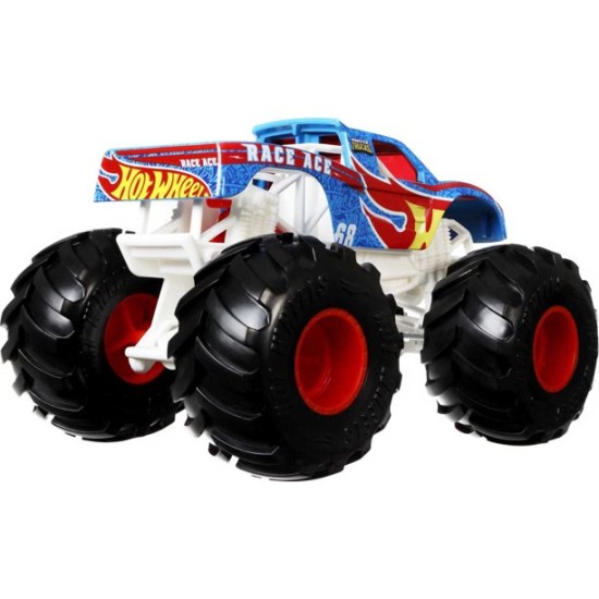 Monster Trucks 1:24 Scale Race Ace Vehicles, Collectible Die-Cast toy Trucks, Multicolor