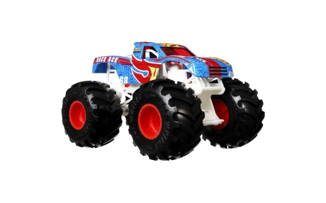  Monster Trucks 1:24 Scale Race Ace Vehicles, Collectible Die-Cast toy Trucks, Multicolor