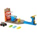  Monster Trucks Blast Station Playset HW Demo Derby, Multicolor
