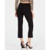  Crochet-Hem Loafer Skimmer Leggings (Black), Black, Medium