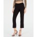  Crochet-Hem Loafer Skimmer Leggings (Black), Black, Medium