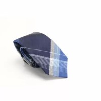 Kenneth Cole Reaction Mens Open Ground Plaid Silk Blend Skinny Neck Tie