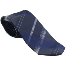 Kenneth Cole Reaction Men’s Patchwork Grid Tie (Dark Blue)