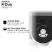  12 Cup K-Duo Single Serve and Carafe Coffee Maker, Black