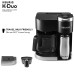  12 Cup K-Duo Single Serve and Carafe Coffee Maker, Black