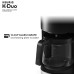  12 Cup K-Duo Single Serve and Carafe Coffee Maker, Black