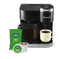 Keurig 12 Cup K-Duo Single Serve and Carafe Coffee Maker, Black