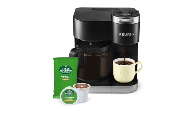 12 Cup K-Duo Single Serve and Carafe Coffee Maker, Black
