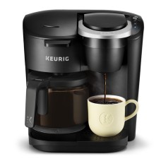 Keurig K-Duo Essentials Single Serve & Carafe Coffee Maker, K-Cup Pod & 12 Cup Brewer, Black