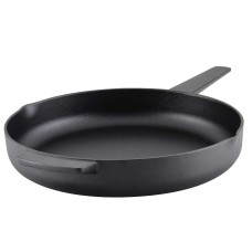 KitchenAid 12” Pre-Seasoned Cast Iron Skillet, Black
