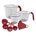  12-pc. Measuring Set, KQ446TPERC Red
