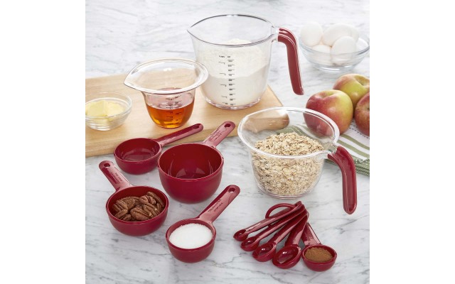 12-pc. Measuring Set, KQ446TPERC Red