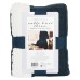  50” x 60” Cable Knit Throw, Blue