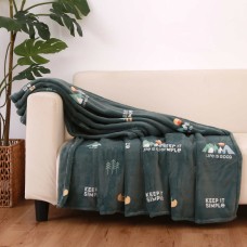Life is Good 100% Polyester Primaloft Throw60 in. x 70 in.