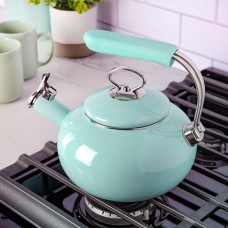 Martha Stewart 1.5-Quart Martha Blue Tea Kettle, Aqua