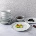  Stoneware 12-piece Service for 4 Dinnerware Set, White