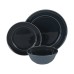  Stoneware 12-piece Service for 4 Dinnerware Set, Blue
