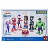  7-Pack Spidey and His Amazing Friends Heroes, Spidey, Miles Morales: Spider-Man, Ghost-Spider, Hulk, Black Panther, Ms.  and Trace-E