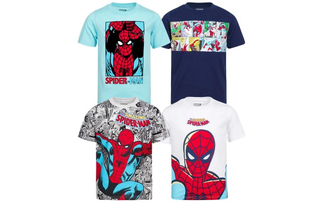  Spider-Man Kids' 4-pack Tee, 3T