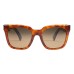  Heliconia Koa Tortoise 100% UV Polarized Women’s Sunglasses, HS739-10K