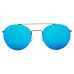  Pele’s Hair Satin Dark Gunmetal Blue Hawaii 100% UV Polarized Unisex Sunglasses, B814-02S