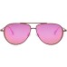  Shallows Matte Brushed Burgundy 100% UV Polarized Unisex Sunglasses, P543-07M