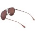  Shallows Matte Brushed Burgundy 100% UV Polarized Unisex Sunglasses, P543-07M