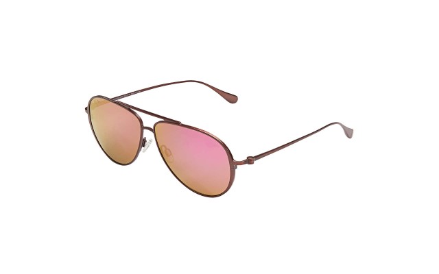  Shallows Matte Brushed Burgundy 100% UV Polarized Unisex Sunglasses, P543-07M