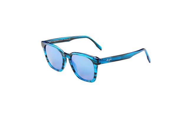  Shave Ice Electric Blue Blue Hawaii Polarized 100% UV Unisex Sunglasses,  B533-86