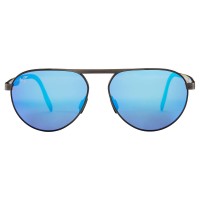 Maui Jim Swinging Bridges Brushed Dark Gunmetal 100% UV Polarized Unisex Sunglasses, H787-02C