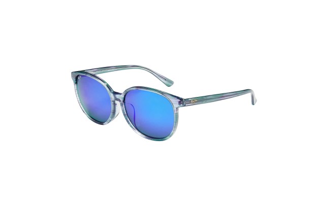  Water Lily Aquamarine Blue Hawaii 100% UV Polarized Unisex Sunglasses, B796-55B