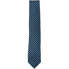 Michael Kors Mens Matthew Silk Stripes Regular Tie, Blue O/S