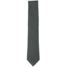 Michael Kors Mens Matthew Silk Stripes Regular Tie Silver