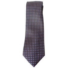 Michael Kors Mens Stitched Self-tied Necktie, Brown