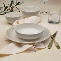 Mikasa Logan 32-Piece Ombre Effect High-quality Stoneware Dinnerware Set