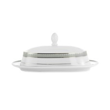 Mikasa Platinum Crown Butter Dish