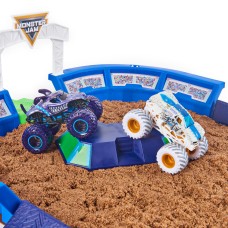 Monster Jam Gears & Galaxies Dirt Arena Kinetic Sand Playset