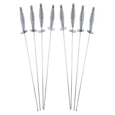 Mr. Bar-B-Q Deluxe Spiral Skewers 8 count, Silver